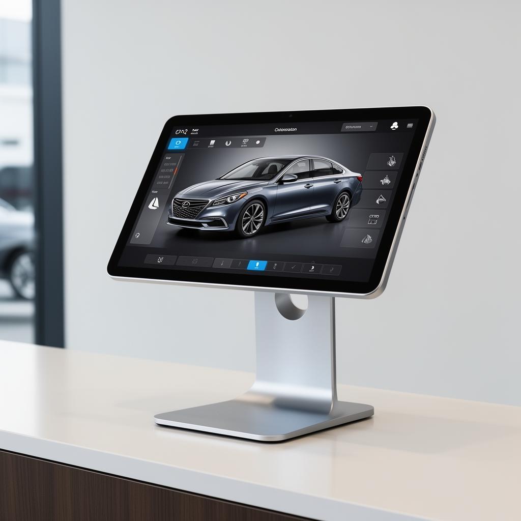 A client-ready vinyl wrap quote showing panel-by-panel pricing on a tablet